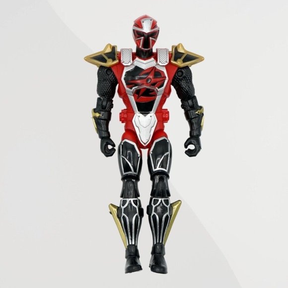 Power Rangers Action Figure Ninja Rangers RED Steel‎ Lion Bandai 2017  5.5" - Picture 1 of 2